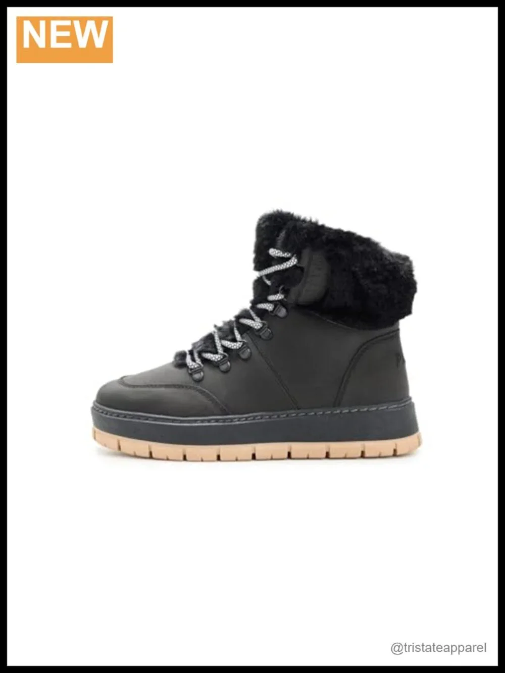 PAJAR Chalet Waterproof Snow Boots -30°C Nubuck Leather Calf High Lace Up